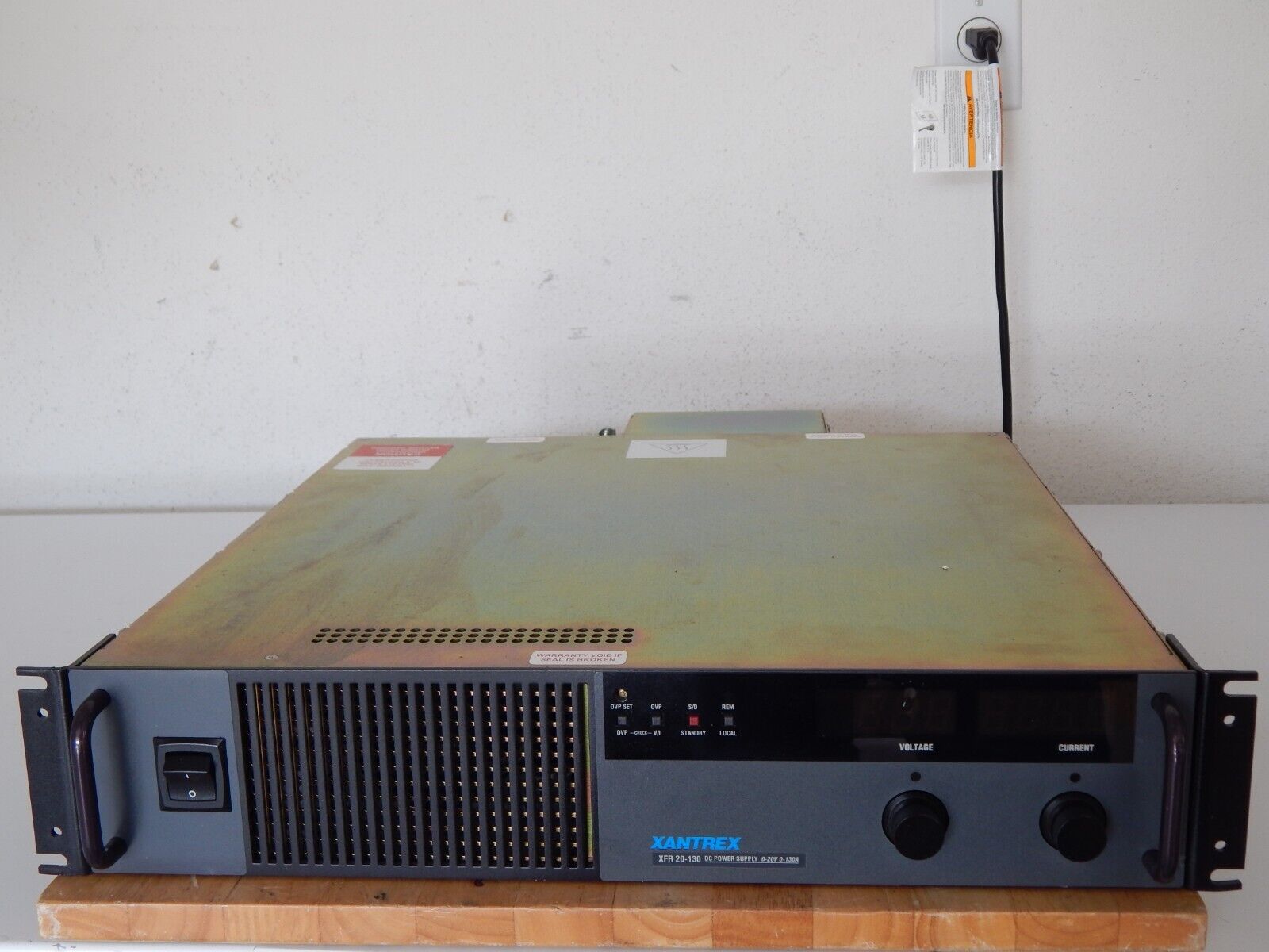 Xantrex XFR 20-130 DC Power Supply, 20V, 130A, 2600W, M9B RS232 Xantrex XFR 20-130 DC Power Supply, 20V, 130A, 2600W, M9B RS232